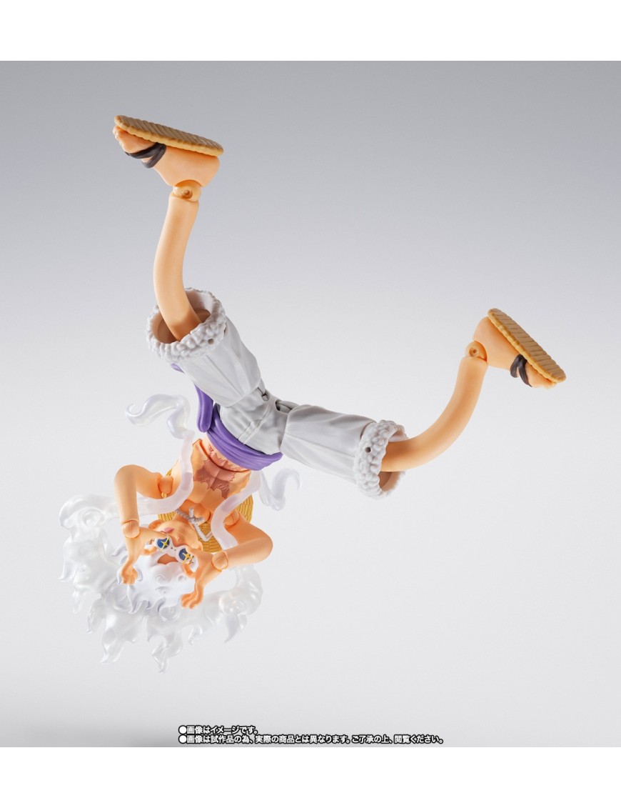 Bandai S.H. Figuarts One Piece Monkey D. Luffy Gear 5 Future Island Egghead Bandai S.H. Figuarts One Piece Monkey D. Luffy Gear 5 Future Island Egghead