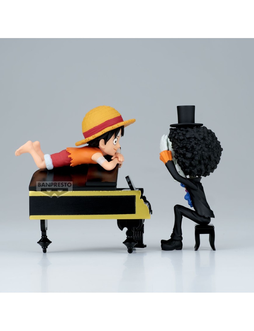 ワンピース ONEPIECE 掛け軸 ルフィ ブルック Luffy Brook ワンピース】ILLUSTRATION WORKS ミニ掛け軸 ルフィ/ブルック