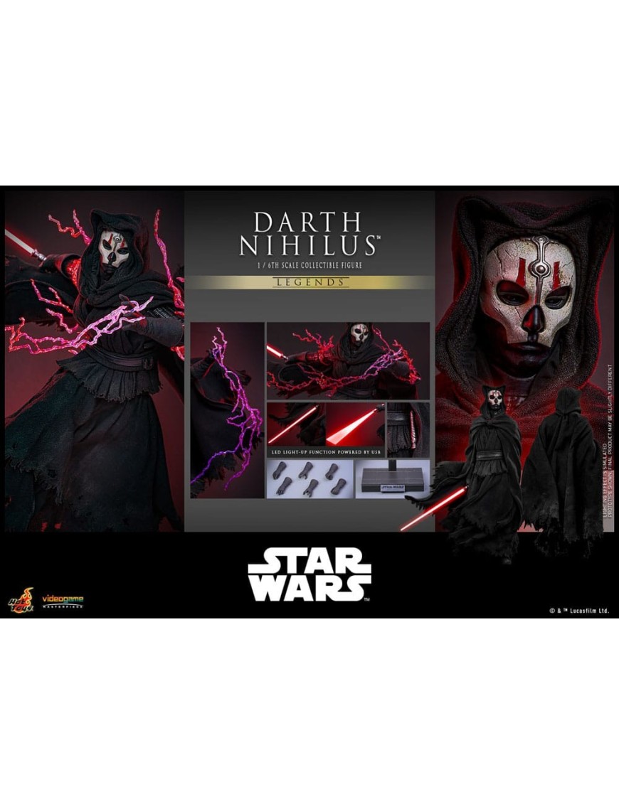 Hot Toys Videogame Masterpiece Star Wars Knights The Old Republic Darth Nihilus 1/6 Scale Collectible Figure Hot Toys Videogame Masterpiece Star Wars Knights The Old Republic Darth Nihilus 1/6 Scale Collectible Figure