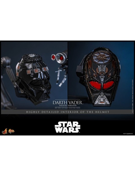 Hot Toys Movie Masterpiece Star Wars Revenge of the Sith Darth Vader 1/6 Scale Collectible Figure Deluxe Edition