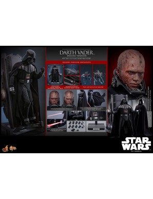 Hot Toys Movie Masterpiece Star Wars Revenge of the Sith Darth Vader 1/6 Scale Collectible Figure Deluxe Edition