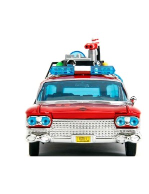 Jada Toys Diecast Model 1/24 Scale Ghostbusters X Transformers Ecto-1 Optimus Prime Limited Edition