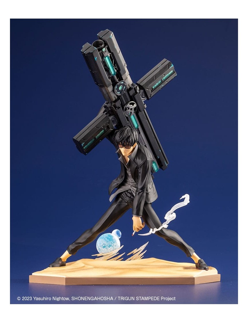 Kotobukiya ARTFX J Trigun Nicholas D. Wolfwood Trigun Stampede Version Kotobukiya ARTFX J Trigun Nicholas D. Wolfwood Trigun Stampede Version
