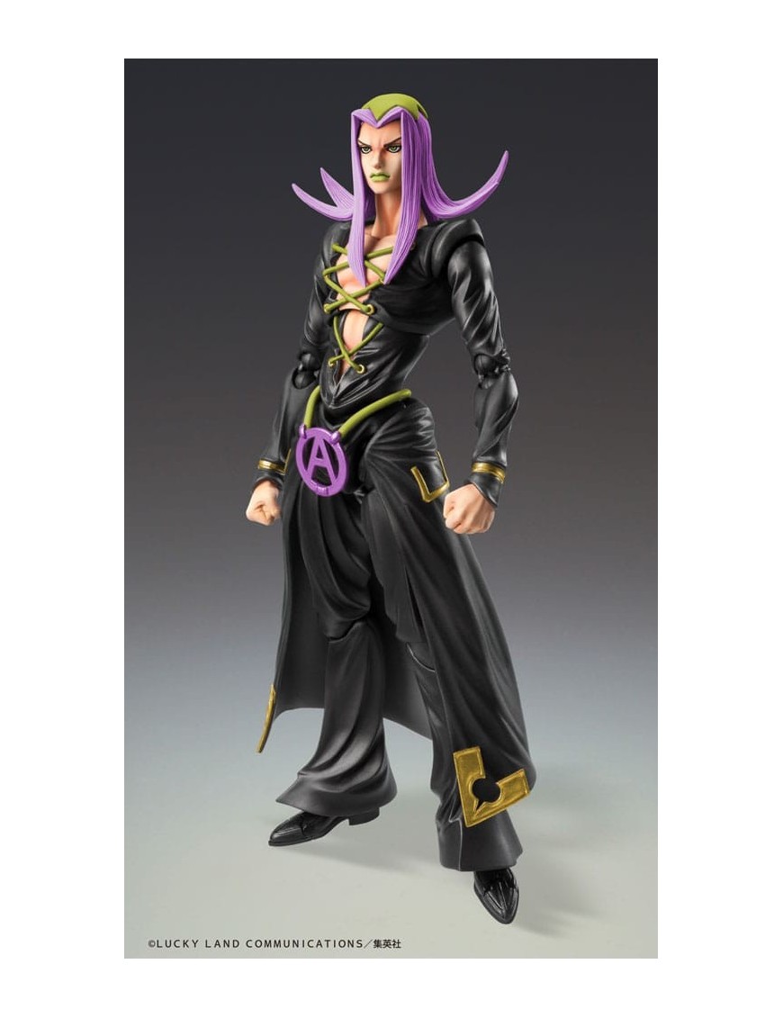 Medicos Super Action Statue JoJo's Bizarre Adventure Golden Wind Leone Abbacchio Black Version Medicos Super Action Statue JoJo's Bizarre Adventure Golden Wind Leone Abbacchio Black Version
