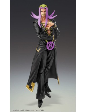 Medicos Super Action Statue JoJo's Bizarre Adventure Golden Wind Leone Abbacchio Black Version