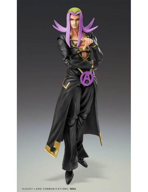Medicos Super Action Statue JoJo's Bizarre Adventure Golden Wind Leone Abbacchio Black Version