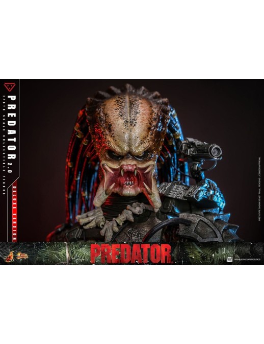 Hot Toys Movie Masterpiece Predator 2.0 Version 1/6 Scale Collectible Figure Deluxe Edition