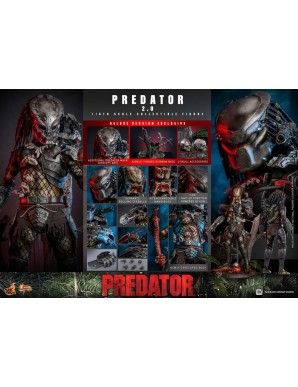Hot Toys Movie Masterpiece Predator 2.0 Version 1/6 Scale Collectible Figure Deluxe Edition