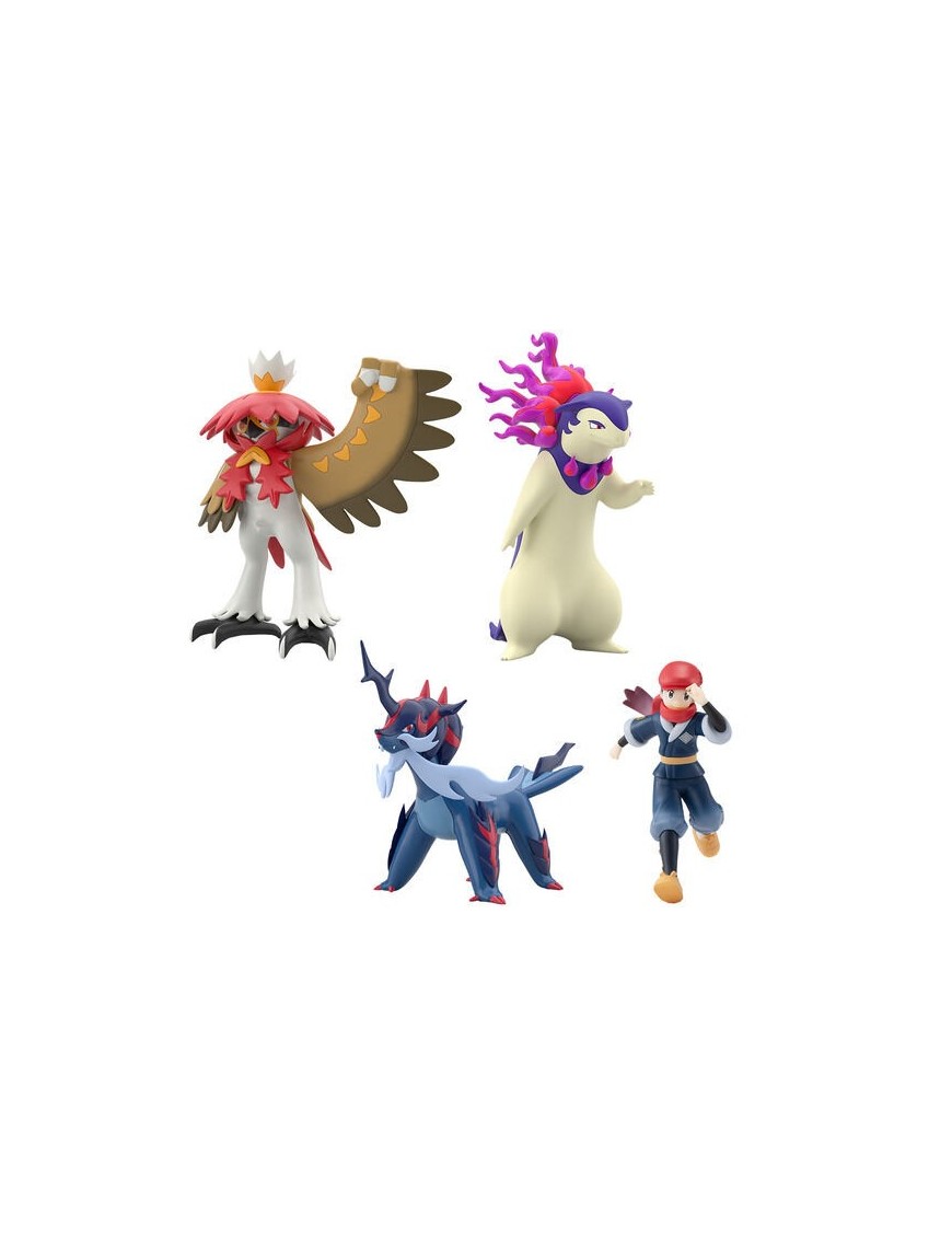 Bandai Shokugan Pokémon Scale World Hisui Region Teru & Hisuian Typhlosion & Hisuian Decidueye & Hisuian Samurott Bandai Shokugan Pokémon Scale World Hisui Region Teru & Hisuian Typhlosion & Hisuian Decidueye & Hisuian Samurott