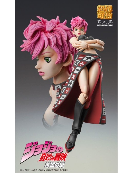 Medicos Super Action Statue JoJo's Bizarre Adventure Golden Wind Trish Una Black Version