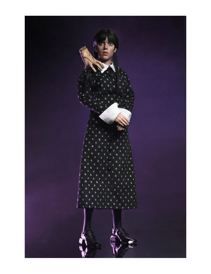Neca Wednesday Addams Classic Dress Clothed Neca Wednesday Addams Classic Dress Clothed