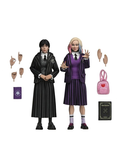 Neca Wednesday & Enid Clothed