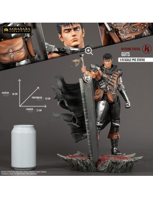 Kitsune Statue Akihabara Legend Figure Berserk Guts Black Swordsman