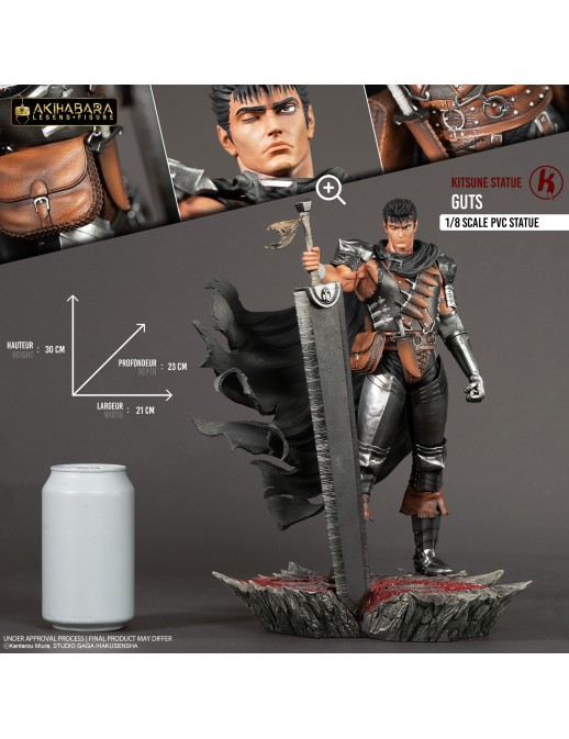Kitsune Statue Akihabara Legend Figure Berserk Guts Black Swordsman