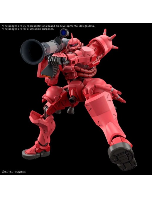 Bandai High Grade HG 1/144 Mobile Suit Gundam MS-06 Char's Zaku