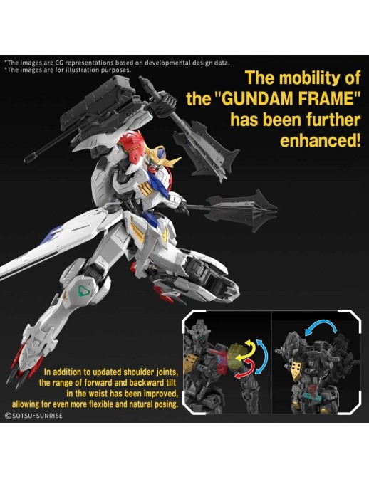 Bandai Master Grade MG 1/100 Mobile Suit Gundam ASW-G-08 Gundam Barbatos Lupus