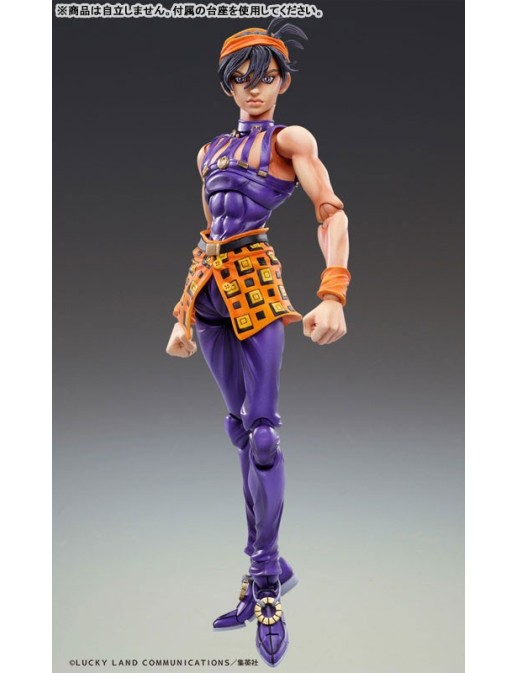 Medicos Super Action Statue JoJo's Bizarre Adventure Golden Wind Narancia Ghirga & Aerosmith