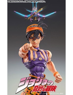 Medicos Super Action Statue JoJo's Bizarre Adventure Golden Wind Narancia Ghirga & Aerosmith