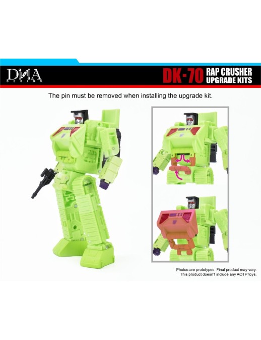 DNA Design DK-70 Upgrade Kits for Transformers The Movie Studio Series 86 Constructicon Bonecrusher