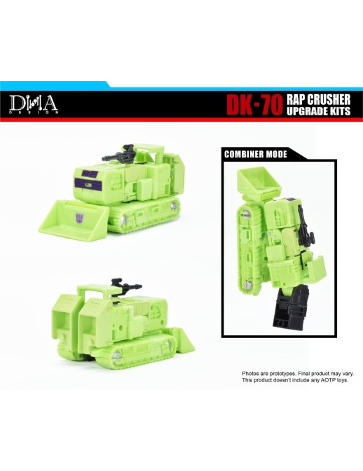DNA Design DK-70 Upgrade Kits for Transformers The Movie Studio Series 86 Constructicon Bonecrusher