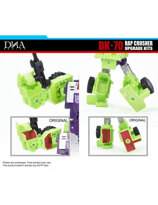 DNA Design DK-70 Upgrade Kits for Transformers The Movie Studio Series 86 Constructicon Bonecrusher