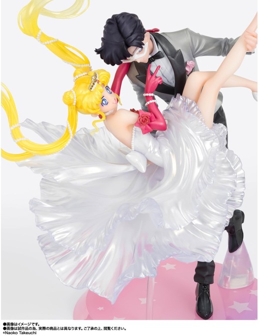 Bandai Figuarts Zero Chouette Sailor Moon Usagi & Tuxedo Mask Moonlight Glow Edition