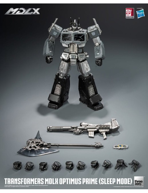 Threezero Transformers MDLX Articulated Figures Series Optimus Prime Sleep Mode