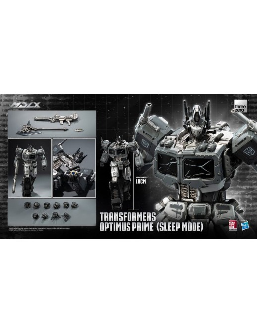 Threezero Transformers MDLX Articulated Figures Series Optimus Prime Sleep Mode
