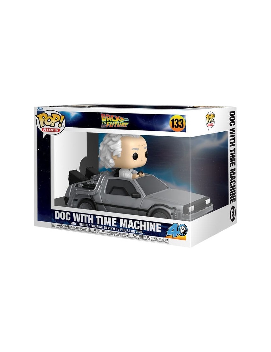 Funko POP! Rides 133 Back to the Future Doc with Time Machine