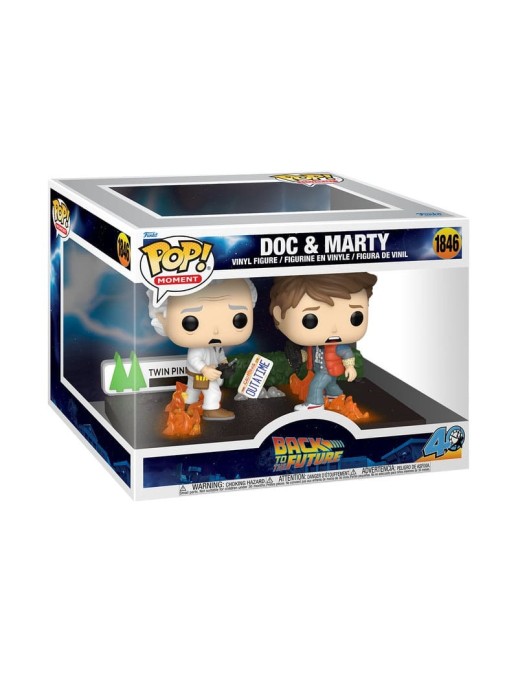 Funko POP! Moment 1846 Back to the Future Doc & Marty