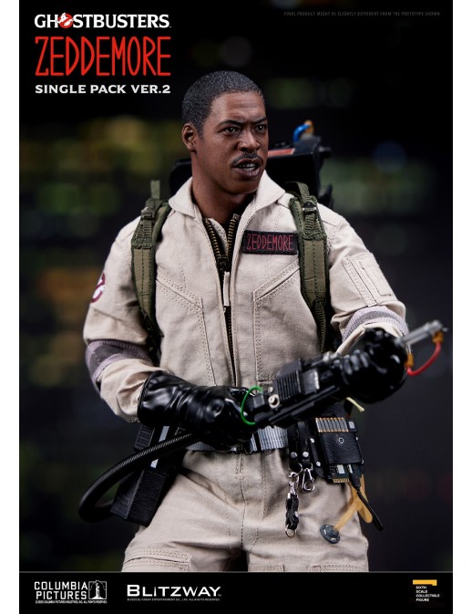 Blitzway Ghostbusters Premium UMS Winston Zeddemore Version 2 1/6 Scale Action Figure