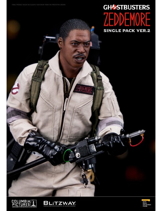 Blitzway Ghostbusters Premium UMS Winston Zeddemore Version 2 1/6 Scale Action Figure