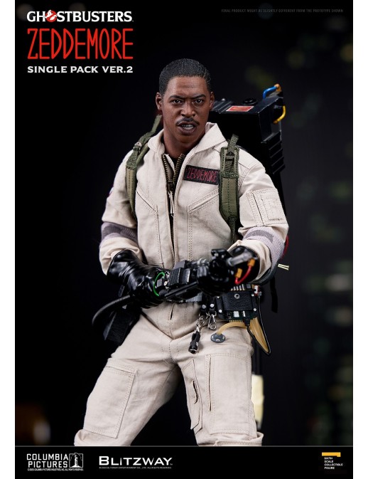 Blitzway Ghostbusters Premium UMS Winston Zeddemore Version 2 1/6 Scale Action Figure