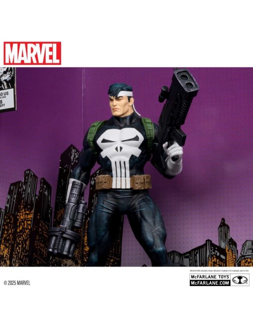 Mc Farlane Toys Marvel Comics The Punisher Punisher War Journal 8 1/6 Scale Statue