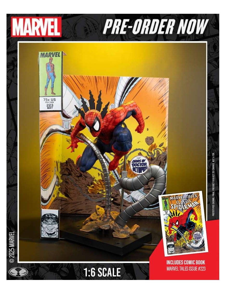 Mc Farlane Toys Marvel Comics Spider-Man Marvel Tales 223 1/6 Scale Statue Mc Farlane Toys Marvel Comics Spider-Man Marvel Tales 223 1/6 Scale Statue