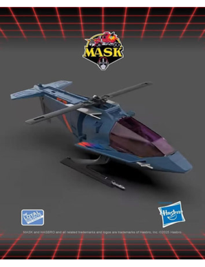 The Loyal Subjects M.A.S.K. High Tech Helicopter with Miles "Wolf" Mayhem