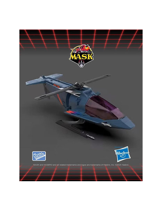 The Loyal Subjects M.A.S.K. High Tech Helicopter with Miles "Wolf" Mayhem