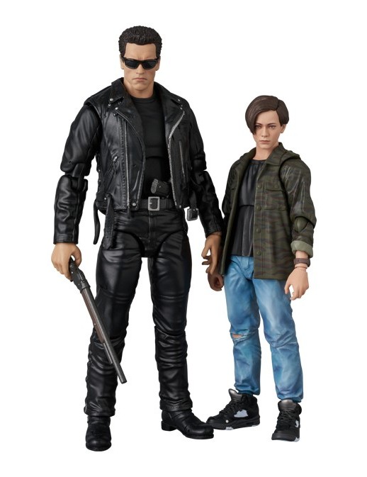Medicom Toy MAFEX The Terminator 2 Judgement Day T-800 & John Connor