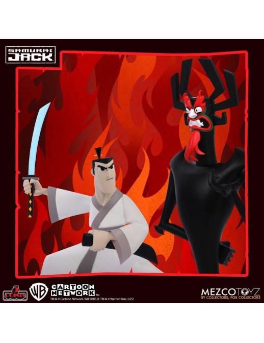 Mezco Samurai Jack Series 5 Points Deluxe Figure Set