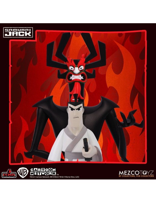 Mezco Samurai Jack Series 5 Points Deluxe Figure Set