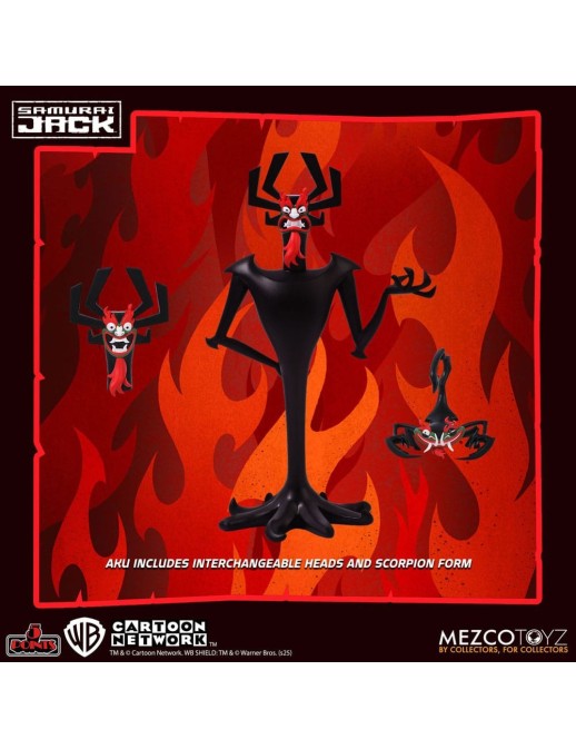 Mezco Samurai Jack Series 5 Points Deluxe Figure Set