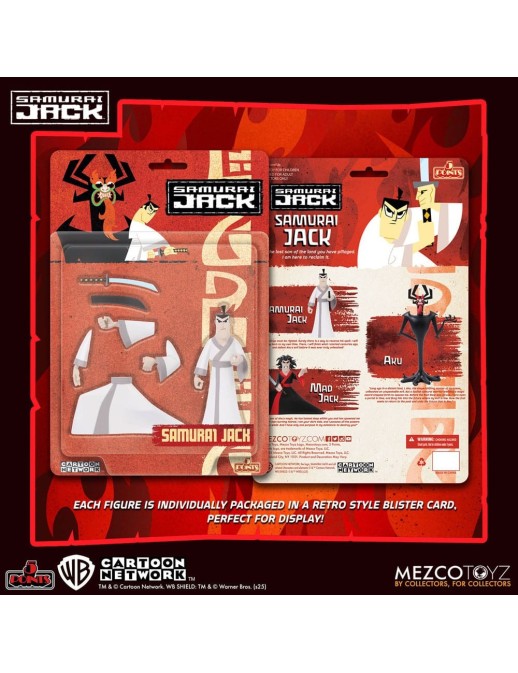 Mezco Samurai Jack Series 5 Points Deluxe Figure Set