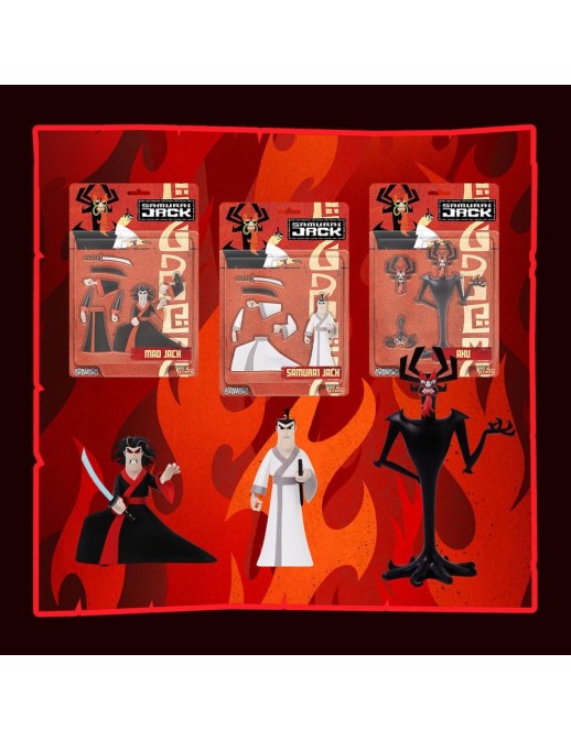 Mezco Samurai Jack Series 5 Points Deluxe Figure Set