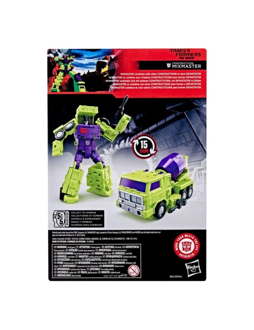 Hasbro Transformers The Movie Studio Series 86 Constructicon Mixmaster