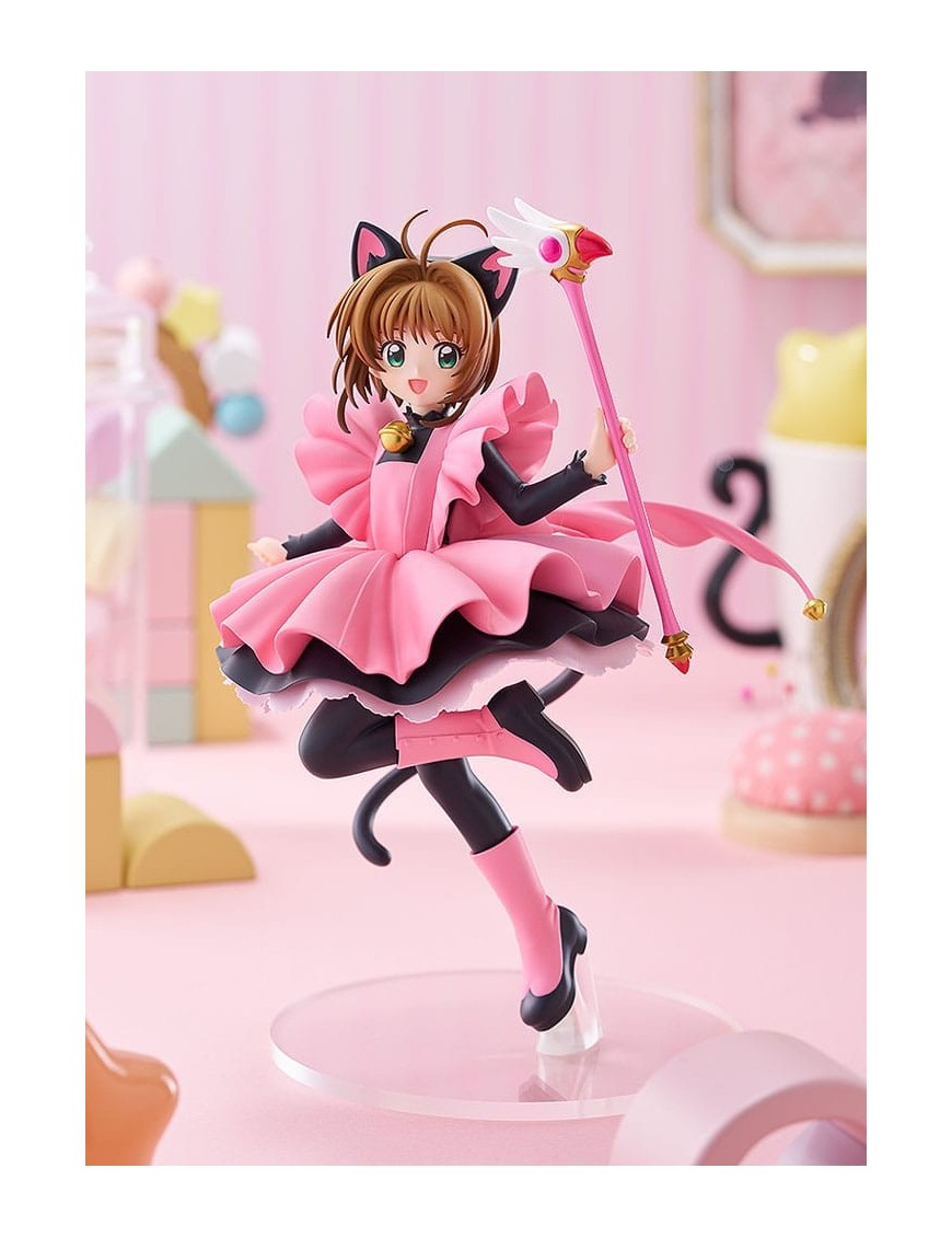 Good Smile Company POP Up Parade L Cardcaptor Sakura Sakura Kinomoto Black Cat Costume Good Smile Company POP Up Parade L Cardcaptor Sakura Sakura Kinomoto Black Cat Costume
