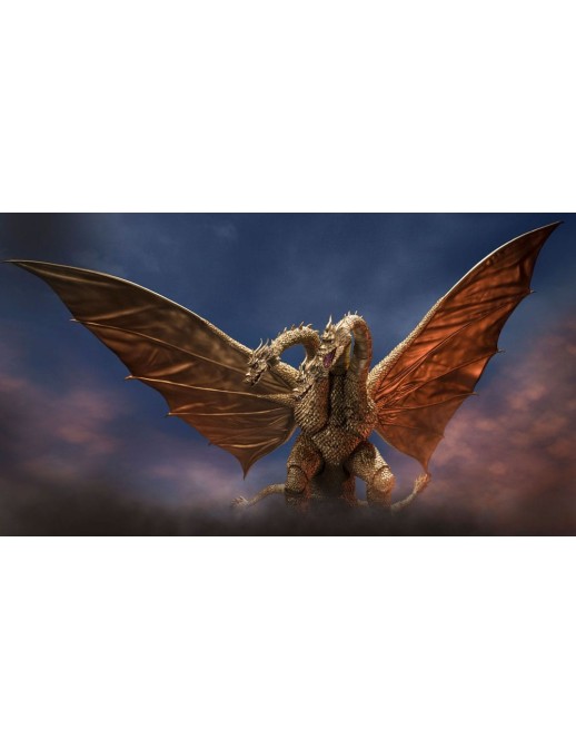 Bandai S.H. MonsterArts Godzilla VS Gigan King Ghidorah