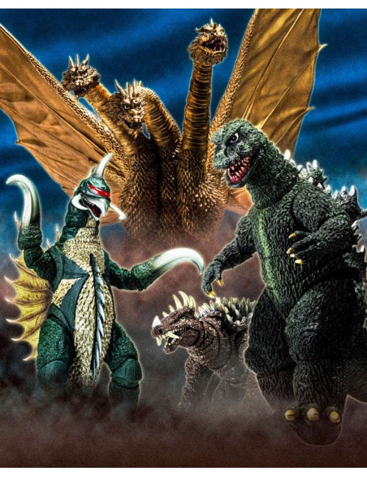 Bandai S.H. MonsterArts Godzilla VS Gigan King Ghidorah