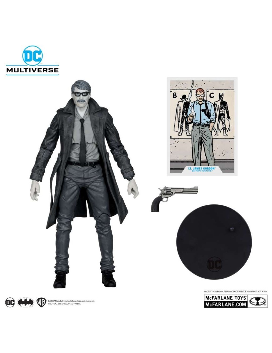 Mc Farlane DC Multiverse Batman Year One Part. 5 Lt. James Gordon Gold Label Platinum Mc Farlane DC Multiverse Batman Year One Part. 5 Lt. James Gordon Gold Label Platinum