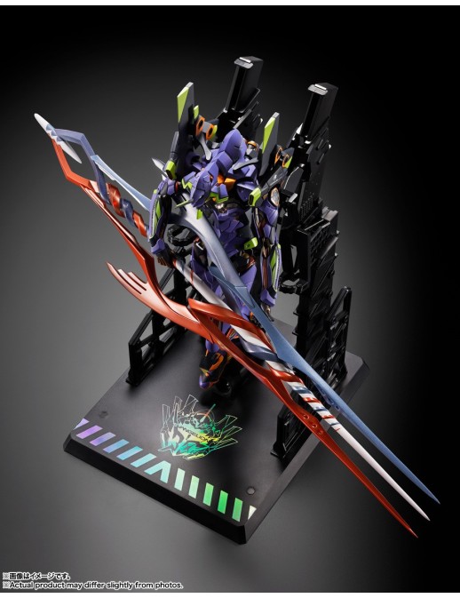 Bandai Metal Build Neon Genesis Evangelion Type-01 Test Type 30th Anniversary Version with Spear of Gaius