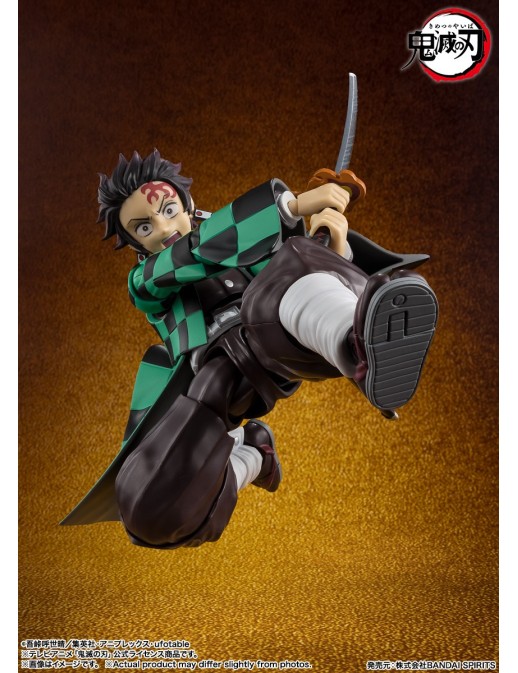 Bandai S.H. Figuarts Demon Slayer Kimetsu No Yaiba Tanjiro Kamado Battle in the Infinity Castle Version